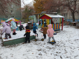 Первый снег Первый снег.