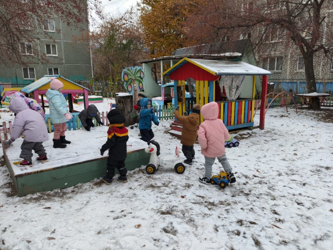 Первый снег Первый снег.